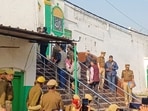 Sambhal violence: A three-member judicial commission visits the Shahi Jama Masjid in Sambhal, Uttar Pradesh, on Sunday, Dec. 1.