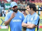 Skipper Rohit Sharma and coach Gautam Gambhir Skipper Rohit Sharma and coach Gautam Gambhir
