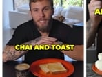 The coach instead suggested a classic, Indian breakfast meal that's more nutritious than chai-toast. The coach instead suggested a classic, Indian breakfast meal that's more nutritious than chai-toast.