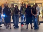 In Mumbai, Anant Ambani and Radhika Merchant spotted holding hands after Dua Lipa concert.
In Mumbai, Anant Ambani and Radhika Merchant spotted holding hands after Dua Lipa concert.