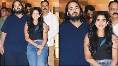 At Dua Lipa's Mumbai concert, Anant Ambani and Radhika Merchant flaunted a casual style, embracing 'less is more.' (Instagram) At Dua Lipa's Mumbai concert, Anant Ambani and Radhika Merchant flaunted a casual style, embracing 'less is more.' (Instagram)