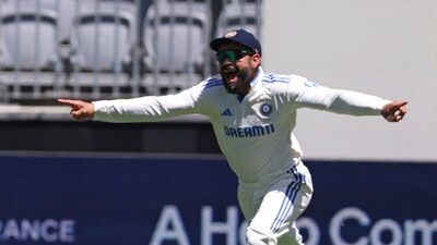 Virat Kohli celebrates a wicket during the first Test match vs Australia in Perth. (AP) Virat Kohli celebrates a wicket during the first Test match vs Australia in Perth. (AP)