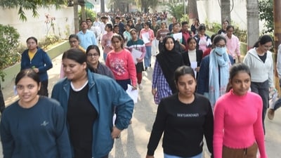 Mobile phones, smartwatches, or any other electronic devices capable of storing or transmitting information were not allowed in the examination hall unless explicitly permitted.&nbsp; (Santosh Kumar)