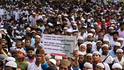 Opposition parties and the Muslim community has expressed strong opposition to the proposed Waqf law. (Samir Jana/ Hindustan Times) Opposition parties and the Muslim community has expressed strong opposition to the proposed Waqf law. (Samir Jana/ Hindustan Times)