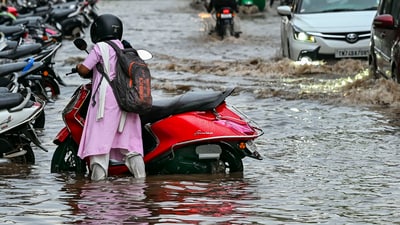 In view of the rain alerts, the KSDMA also warned of possible waterlogging and traffic congestion. (PTI ) In view of the rain alerts, the KSDMA also warned of possible waterlogging and traffic congestion. (PTI )