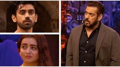 The latest episode of Bigg Boss 18 will see Salman Khan addressing the contestants for this week's nominations. The latest episode of Bigg Boss 18 will see Salman Khan addressing the contestants for this week's nominations.