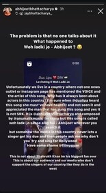 Abhijeet via his Instagram Stories. Abhijeet via his Instagram Stories.