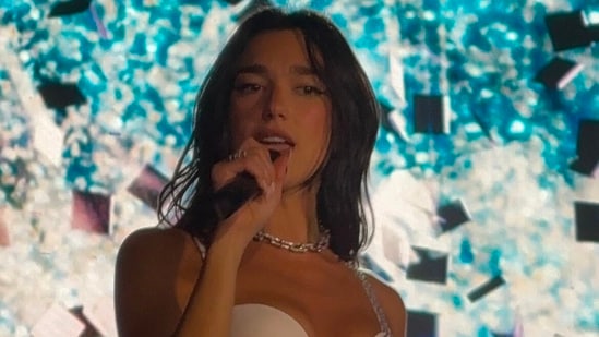 Dua Lipa set the stage on fire during her performance in Mumbai (instagram)