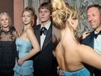 Apple Martin at Paris debutante ball