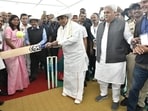 CM Siddaramaiah said that the 50-acre international stadium will help Tumakuru's economic growth.