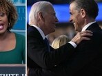 Karine Jean-Pierre asserts Joe Biden wouldn't pardon Hunter in resurfaced video (AP Photo/Ben Curtis, photo by Brendan SMIALOWSKI / AFP)