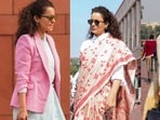 Kangana's sari-torial swagger in the Parliament in worth applauding.  