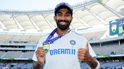 India's Captain Jasprit Bumrah poses for a picture with the Player of the Match medal after the team's victory against Australia in the first Test match, at Perth Stadium, in Perth on Monday. (ANI) India's Captain Jasprit Bumrah poses for a picture with the Player of the Match medal after the team's victory against Australia in the first Test match, at Perth Stadium, in Perth on Monday. (ANI)