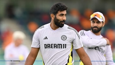 India's Jasprit Bumrah attends a warm-up session before the start of tour match between the Prime Minister's XI and India. (Photo by SAEED KHAN / AFP) (AFP) India's Jasprit Bumrah attends a warm-up session before the start of tour match between the Prime Minister's XI and India. (Photo by SAEED KHAN / AFP) (AFP)