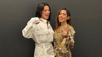 Dua Lipa with Jonita Gandhi
