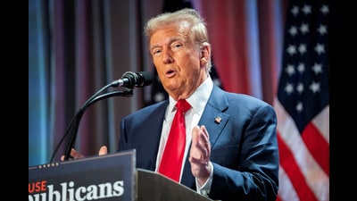 FILE PHOTO: US President-elect Donald Trump speaks during a meeting with House Republicans at the Hyatt Regency hotel in Washington, DC, U.S. on November 13, 2024. ALLISON ROBBERT/Pool via REUTERS/File Photo (via REUTERS) FILE PHOTO: US President-elect Donald Trump speaks during a meeting with House Republicans at the Hyatt Regency hotel in Washington, DC, U.S. on November 13, 2024. ALLISON ROBBERT/Pool via REUTERS/File Photo (via REUTERS)