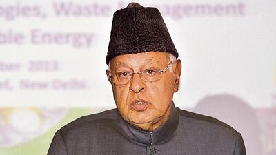 Former J&K CM Farooq Abdullah (File) Former J&K CM Farooq Abdullah (File)