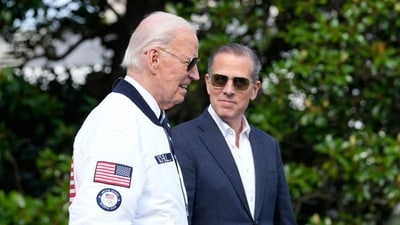 Biden declared that he has pardoned his son in the wake of his federal firearms conviction, claiming that the Justice Department had “selectively, and unfairly, prosecuted” Hunter. (AP) Biden declared that he has pardoned his son in the wake of his federal firearms conviction, claiming that the Justice Department had “selectively, and unfairly, prosecuted” Hunter. (AP)