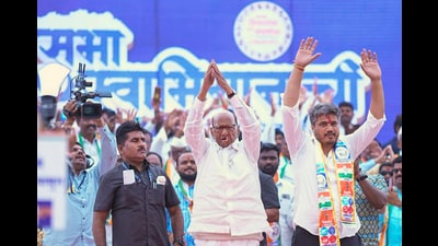 In NCP (SP), Rohit, grandnephew of Sharad Pawar, is being seen as a key leader who may get important responsibility. (HT PHOTO) In NCP (SP), Rohit, grandnephew of Sharad Pawar, is being seen as a key leader who may get important responsibility. (HT PHOTO)