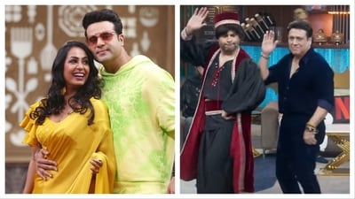 Krushna Abhishek and Govinda made an appearance together on the latest episode of Netflix's The Great Indian Kapil Show. Krushna Abhishek and Govinda made an appearance together on the latest episode of Netflix's The Great Indian Kapil Show.