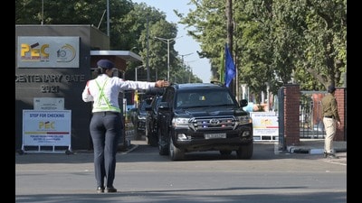The demonstration will take place at PEC, Sector 12, Chandigarh. (Ravi Kumar/HT) The demonstration will take place at PEC, Sector 12, Chandigarh. (Ravi Kumar/HT)