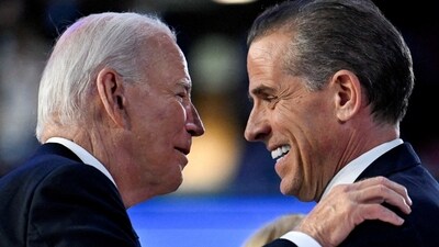 President Joe Biden has issued a presidential pardon for his son Hunter Biden (REUTERS)