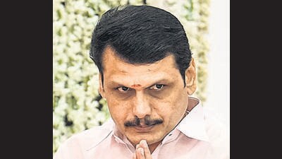 V Senthil Balaji (PTI)