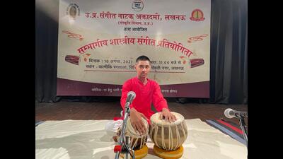 When Vyom (16), suffering from Asperger syndrome (Autism), a neurodevelopmental condition that affects social interaction and nonverbal communication, plays tabla or synthesizer his fingers work wonders (HT) When Vyom (16), suffering from Asperger syndrome (Autism), a neurodevelopmental condition that affects social interaction and nonverbal communication, plays tabla or synthesizer his fingers work wonders (HT)