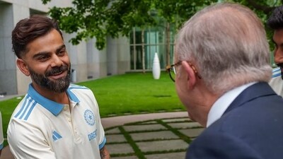 Virat Kohli greets Australian Prime Minister Anthony Albanese (Anthony Albanese's Instagram) Virat Kohli greets Australian Prime Minister Anthony Albanese (Anthony Albanese's Instagram)