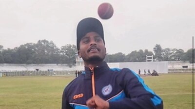 Bihar U-19 spinner Suman Kumar. (BCCI-X)