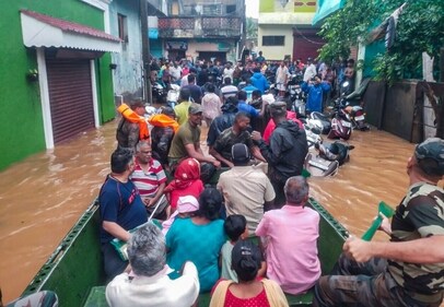 Puducherry, Dec 01 (ANI): Indian Army personnel rescue stranded people from the severely flooded areas following Cyclone Fengal, in Puducherry on Sunday. (ANI Photo) ( ADG PI - INDIAN ARMY - X) Puducherry, Dec 01 (ANI): Indian Army personnel rescue stranded people from the severely flooded areas following Cyclone Fengal, in Puducherry on Sunday. (ANI Photo) ( ADG PI - INDIAN ARMY - X)