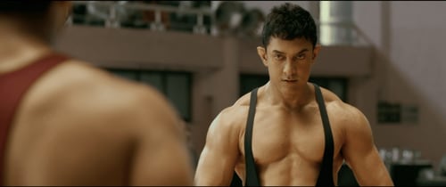 Aamir Khan in a still from Dangal, a biopic on the Phogat sisters of wrestling Aamir Khan in a still from Dangal, a biopic on the Phogat sisters of wrestling