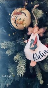 Personalised Christmas ornament Personalised Christmas ornament
