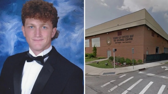 Connor Kasin, 17, died on Saturday after collapsing on the ice during a charity hockey game at his high school in New York