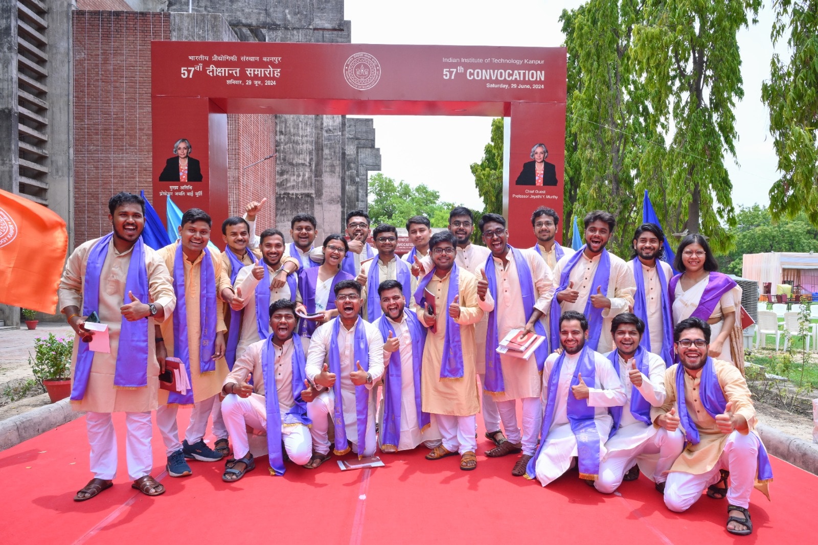 iit graduation dress IIT Madras Convocation 2024