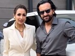 Malaika Arora and Saif Ali Khan get clicked by the paparazzi in Mumbai. Malaika Arora and Saif Ali Khan get clicked by the paparazzi in Mumbai.