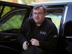 Reid Hoffman, co-founder of Linkedin and venture capitalist, arrives at the annual Allen and Co. Sun Valley media conference in Sun Valley, Idaho. 