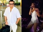 Abhijeet Bhattacharya (left) Dua Lipa (right)