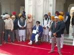 SAD leader Sukhbir Singh Badal at Golden temple in Amritsar on Tuesday SAD leader Sukhbir Singh Badal at Golden temple in Amritsar on Tuesday