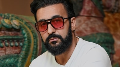 Businessman Raj Kundra at his Mumbai house. (Raju Shinde/HT) Businessman Raj Kundra at his Mumbai house. (Raju Shinde/HT)