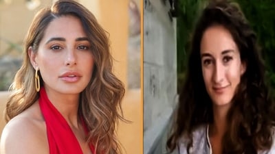 Nargis Fakhri's sister Aliya Fakhri (right) has been arrested in the US. Nargis Fakhri's sister Aliya Fakhri (right) has been arrested in the US.