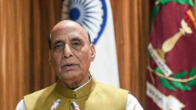 Defence Minister Rajnath Singh. (ANI) Defence Minister Rajnath Singh. (ANI)