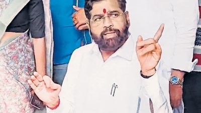 Eknath Shinde is reportedly upset by the BJP’s refusal to concede the home portfolio and speaker’s post to the Shiv Sena. (ANI) Eknath Shinde is reportedly upset by the BJP’s refusal to concede the home portfolio and speaker’s post to the Shiv Sena. (ANI)