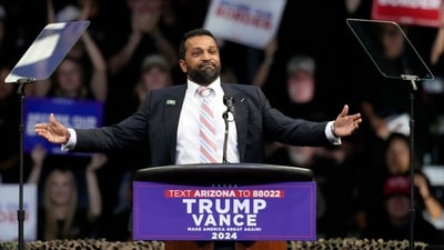 If selected, Kash Patel will replace Christopher Wray as the director of the Federal Bureau of Investigation. (FBI) (AP) If selected, Kash Patel will replace Christopher Wray as the director of the Federal Bureau of Investigation. (FBI) (AP)