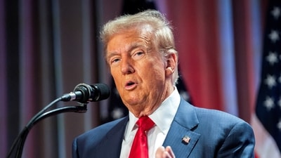 Donald Trump warns ‘there will be all hell to pay’ if Hamas hostages aren't released before he assumes office (ALLISON ROBBERT/Pool via REUTERS/File Photo) (via REUTERS) (HT_PRINT) Donald Trump warns ‘there will be all hell to pay’ if Hamas hostages aren't released before he assumes office (ALLISON ROBBERT/Pool via REUTERS/File Photo) (via REUTERS) (HT_PRINT)