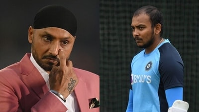 Harbhajan Singh (L) hits the nail on its head regarding Prithvi Shaw (Getty) Harbhajan Singh (L) hits the nail on its head regarding Prithvi Shaw (Getty)