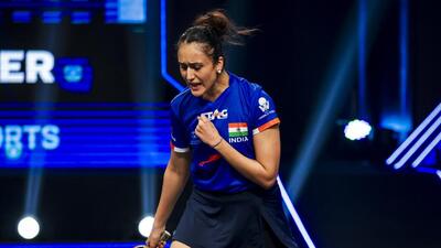 Manika Batra reached the third round in Paris Olympics. (WTT) Manika Batra reached the third round in Paris Olympics. (WTT)