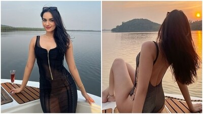 Manushi Chhillar shares pictures from her vacation. Manushi Chhillar shares pictures from her vacation.