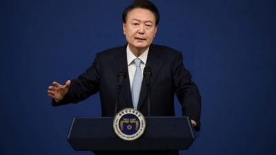 South Korean President Yoon Suk Yeol declares martial law in emergency address (REUTERS)