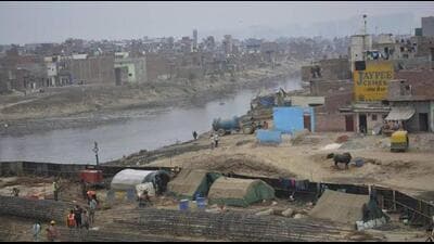 The irrigation department’s plan is expected to align with sustainable development goals and focus on pollution mitigation, floodplain protection, and aesthetic improvements along the riverfront. (Representational image) The irrigation department’s plan is expected to align with sustainable development goals and focus on pollution mitigation, floodplain protection, and aesthetic improvements along the riverfront. (Representational image)